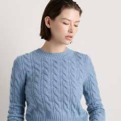 Quince cable knit sweater